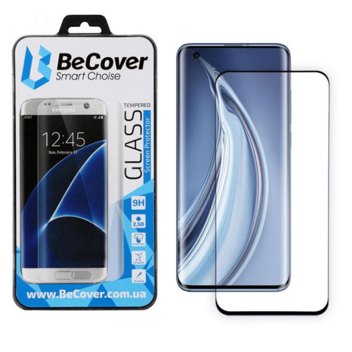 Скло захисне BeCover 3D Curved Edge Xiaomi Mi 10 Black (704828)