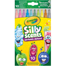 Фломастери Crayola Набір Silly Scents Washable Тонка лінія з ароматом 10 шт (256340.024)