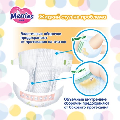 Підгузок Merries трусики для дітей від 6 до 11 кг Pants M 33Pcs, 33 шт (584752)