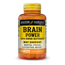 Трави Mason Natural Шавлії Екстракт, Сила мозку, Brain power with sage extract, (MAV18145)