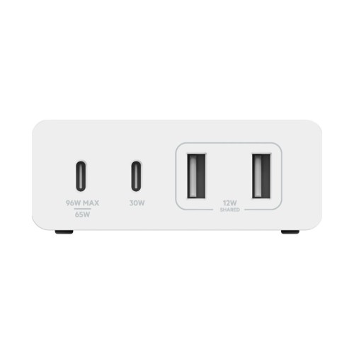 Зарядний пристрій Belkin Home Charger 108W GAN Dual USB-С/USB-A (WCH010VFWH)