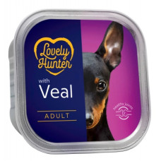 Вологий корм для собак Lovely Hunter Adult Veal 150 г (LHU45444)