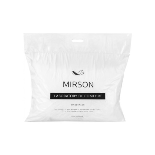 Подушка MirSon бавовняна №1624 Eco Light White Середня (2200002647335)