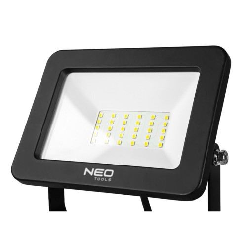 Прожектор Neo Tools алюміній 220В 50Вт 4500 люмен SMD LED, кабель 2 м з вилкою (99-063)