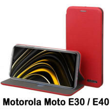 Чохол до мобільного телефона BeCover Exclusive Motorola Moto E30 / E40 Burgundy Red (707906)