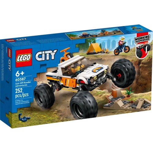 Конструктор LEGO City Пригоди на позашляховику 4x4 252 деталі (60387)