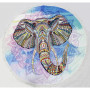 Рушник MirSon пляжний №5080 Summer Time Elephant 150x150 см (2200003947892)