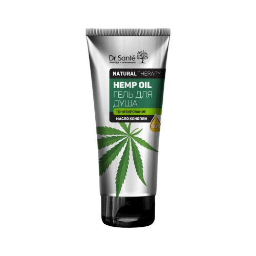 Гель для душу Dr. Sante Natural Therapy Hemp Oil Тонізування 200 мл (4823015942983)