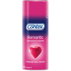 Інтимний гель-змазка Contex Romantic з ароматом полуниці (лубрикант) 100 мл (4820108005174)