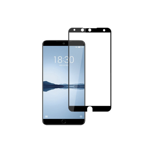 Скло захисне PowerPlant Full screen Meizu 15 Black (GL605149)