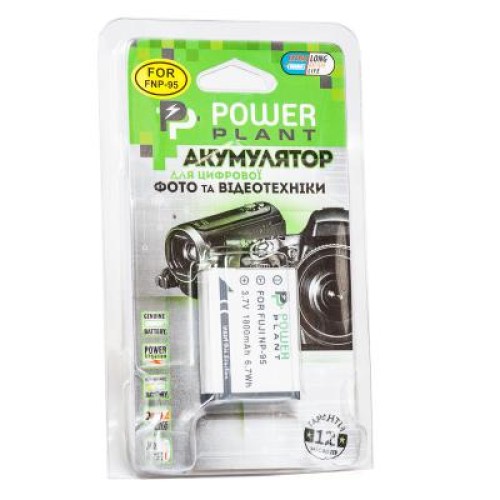 Акумулятор до фото/відео PowerPlant Fuji NP-95 (DV00DV1191)