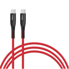 Дата кабель USB Type-C to Type-C 18W 1,2m CBRNYTT1 red Intaleo (1283126504112)