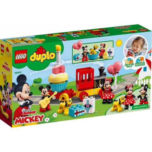 Конструктор LEGO DUPLO Святковий потяг Мікі та Мінні (10941)