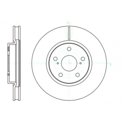 Гальмівний диск REMSA 61076.10