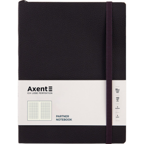 Книга записна Axent Partner Soft L 190х250 мм в гнучкою обкладинці 96 аркушів в (8615-01-A)