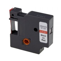 Стрічка для принтера етикеток UKRMARK RL-D-45017P-BK/RE, аналог DYMO S0720570, 12мм х 7м. (CD45017P)