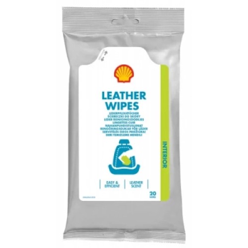 Автомобільна серветка Shell Leather Wipes (73234)