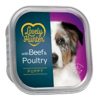 Вологий корм для собак Lovely Hunter Puppy Beef and Poultry 150 г (LHU45443)