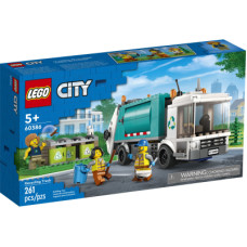 Конструктор LEGO City Сміттєпереробна вантажівка 261 деталь (60386)