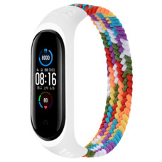 Ремінець до фітнес браслета BeCover Elastic Nylon Style для Xiaomi Mi Smart Band 5/6 (Size M) Rainbow (706154)