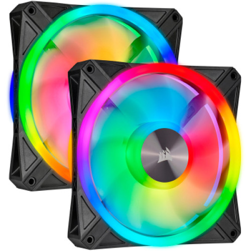 Кулер до корпусу Corsair QL Series, QL140 RGB, 140mm RGB LED Fan (CO-9050100-WW)