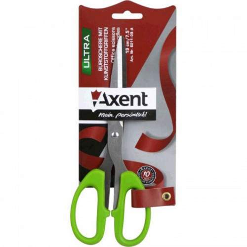 Ножиці Axent Ultra, 19 см, light green (6211-09-А)