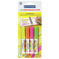 Маркер Centropen Fax 8052 1-4,6 мм, chisel tip, SET 4colors (BLister) (8052/4/BL)