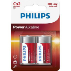 Батарейка PHILIPS C LR14 Power Alkaline * 2 (LR14P2B/10)
