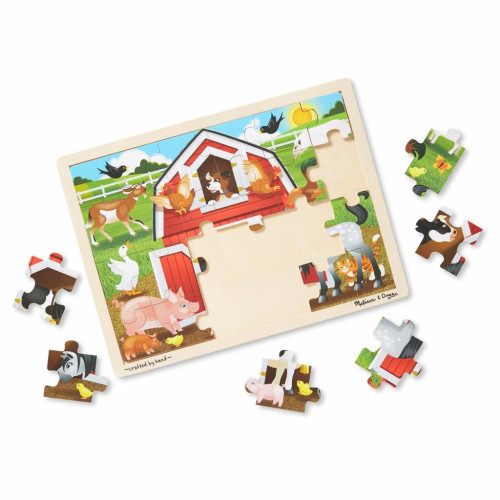 Пазл Melissa&Doug в рамці Ферма, 24 елемента (MD19061)