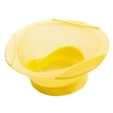 Набір дитячого посуду Baby Team Тарілка на присоску (6004_жовтий)
