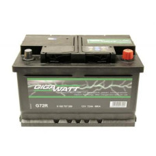 Акумулятор автомобільний GigaWatt 72А (0185757209)