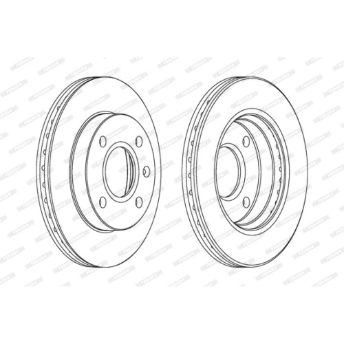 Гальмівний диск FERODO DDF766