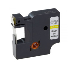 Стрічка для принтера етикеток UKRMARK RL-D-45018P-BK/YE, аналог DYMO S0720580, 12мм х 7м. (CD45018P)