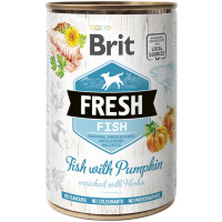 Консерви для собак Brit Fresh Fish/Pumpkin 400 г (з рибою та гарбузом) (8595602533923)
