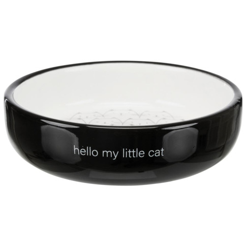 Посуд для котів Trixie 300 мл/15 см (чорна) (4047974247716)