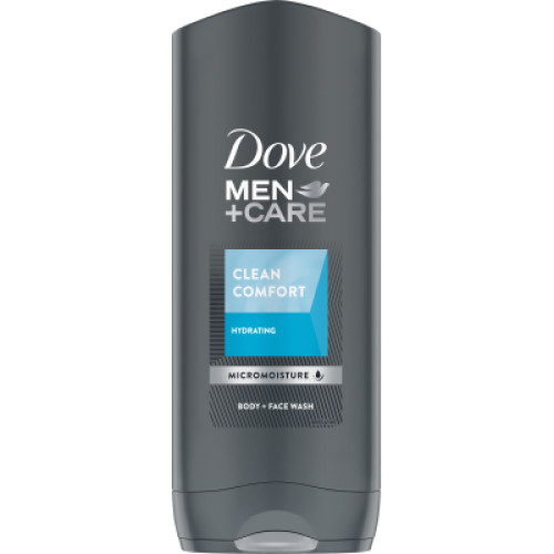 Гель для душу Dove Men+Care Чистота та комфорт 400 мл (8717644683149)