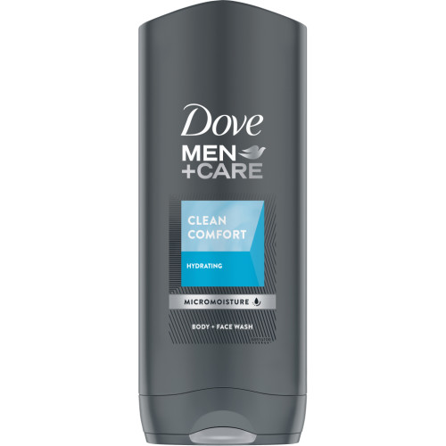 Гель для душу Dove Men+Care Чистота та комфорт 400 мл (8717644683149)