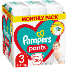 Підгузки Pampers Pants Midi Розмір 3 (6-11 кг) 204 шт (8006540497678)