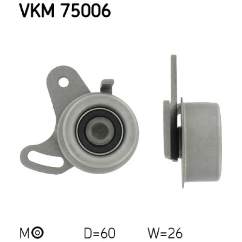 Ролик натягувача ременя SKF VKM 75006