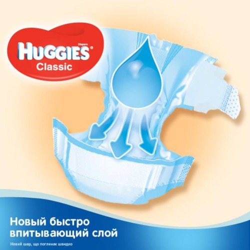 Підгузок Huggies Classic 4 Jumbo 50 шт (5029053543147)