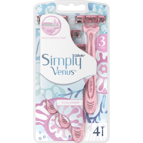 Бритва Venus Simply одноразова 4 шт. (7702018465675)