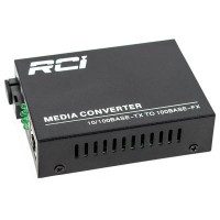 Медіаконвертер RCI 100M, 20km, SC, RJ45, Tx 1310nm, standart size metal case (RCI902W-FE-20-T)