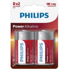 Батарейка PHILIPS D LR20 Power Alkaline * 2 (LR20P2B/10)