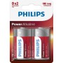 Батарейка PHILIPS D LR20 Power Alkaline * 2 (LR20P2B/10)