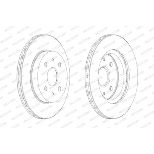 Гальмівний диск FERODO DDF1774C