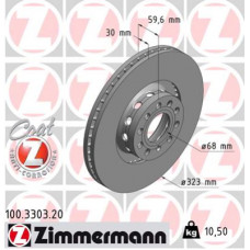 Гальмівний диск ZIMMERMANN 100.3303.20