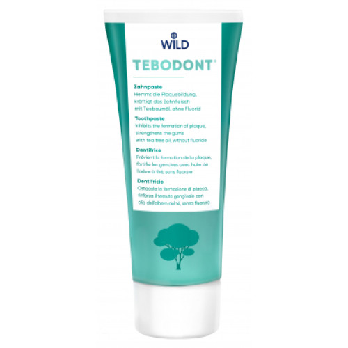 Зубна паста Dr. Wild Tebodont з олією чайного дерева без фториду 75 мл (7611841701280)