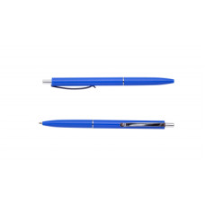Ручка кулькова Buromax автоматична COLOR, L2U, 1 мм, синій корпус, синє чорнило (BM.8239-02)