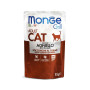 Вологий корм для кішок Monge Cat Grill Adult з ягням 85 г (шматочки в жиле) (8009470013628)