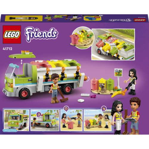 Конструктор LEGO Friends Сміттєпереробна вантажівка 259 деталей (41712)